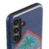 Guam Flag Dark Wood Galaxy S24 Plus Impact Case